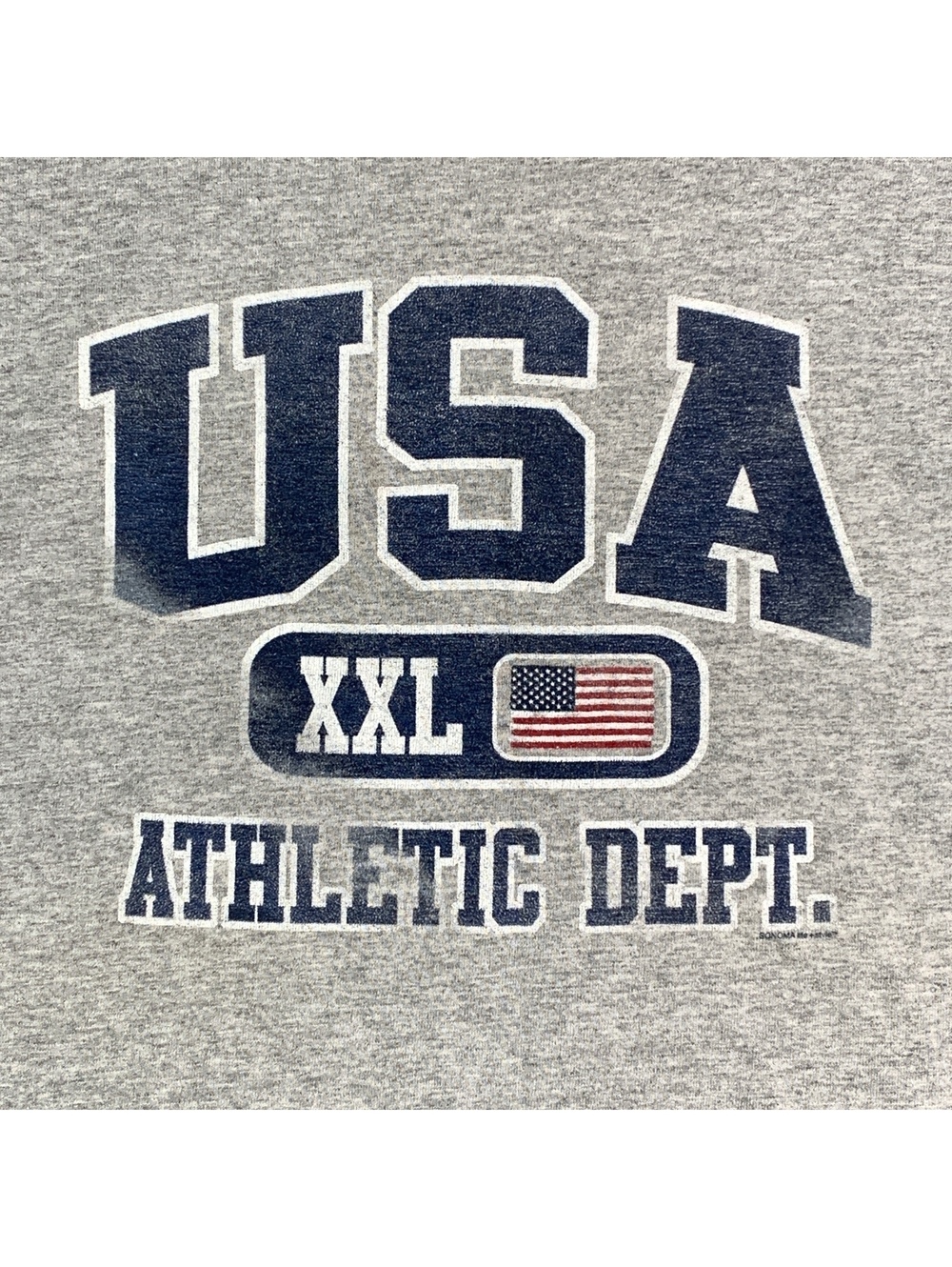 Sonoma USA Athletic Dept. Gray XXL Men's T-Shirt